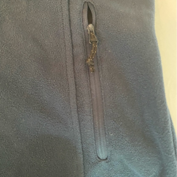 Columbia navy, zip up fleece jacket women’s large - Picture 5 of 12